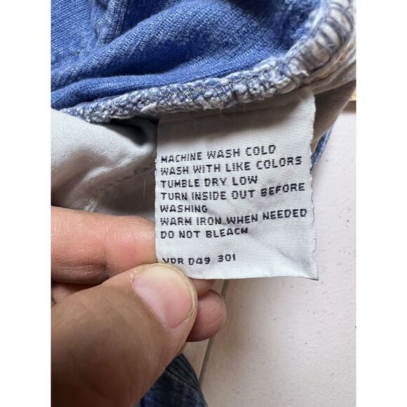 Vintage Nautica Corduroy Blue Jeans Stretch 32 X 28 Bootcut - Picture 8 of 10